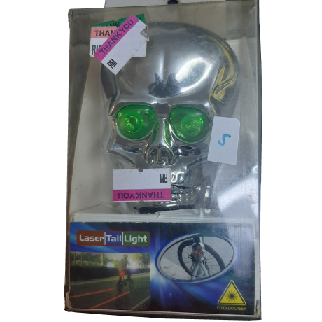 Laser Tail Lights for Bicycle (Skull Design)